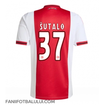 Ajax Josip Sutalo #37 Tricou Fotbal Replică 2025-26 Barbati Acasa